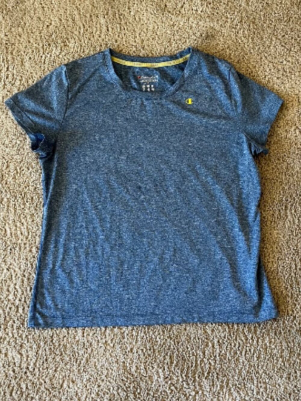 CHAMPION Blue Short Sleeve Shirt
